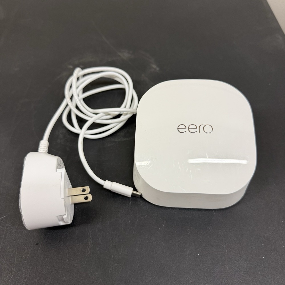 Eero WiFi 6 Router Base Station N010001 Includes Non OEM Power Supply Tested